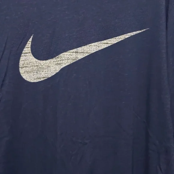 Nike Men's Deep Blue Short Sleeve Tee - Picture 2 of 4